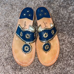 Jack Rogers Navy Sandals